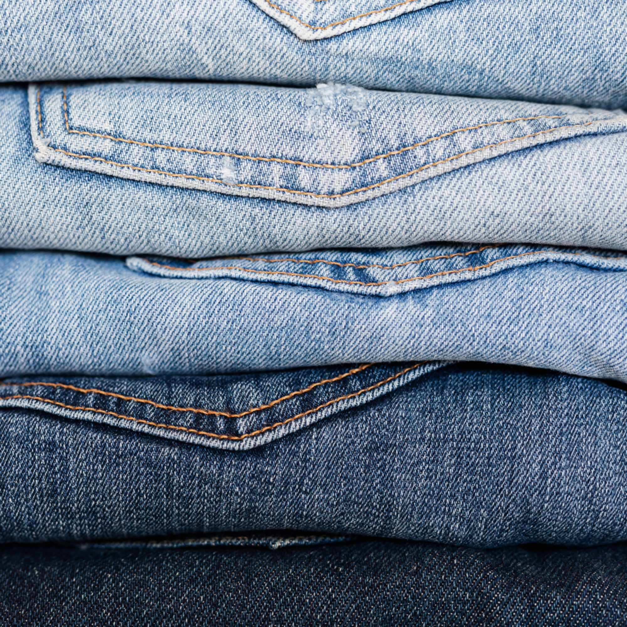 Image of different washes of denims