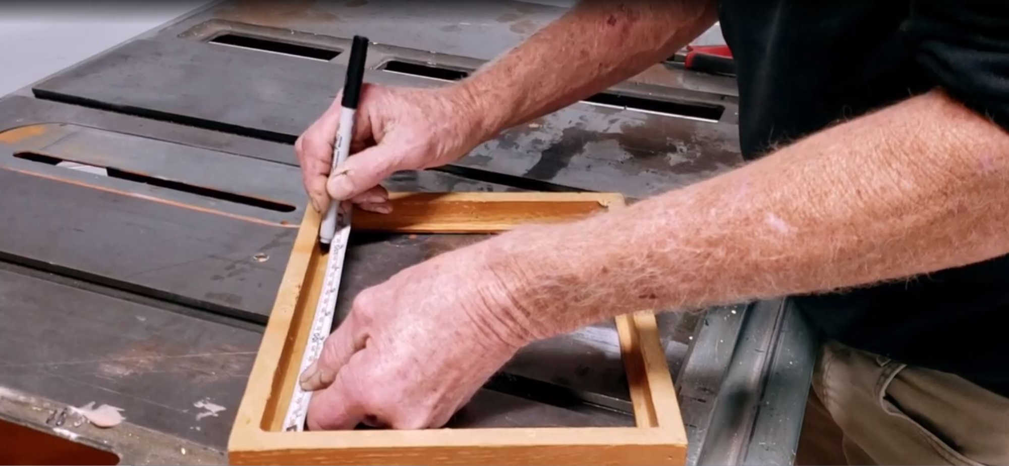 How to cut frames